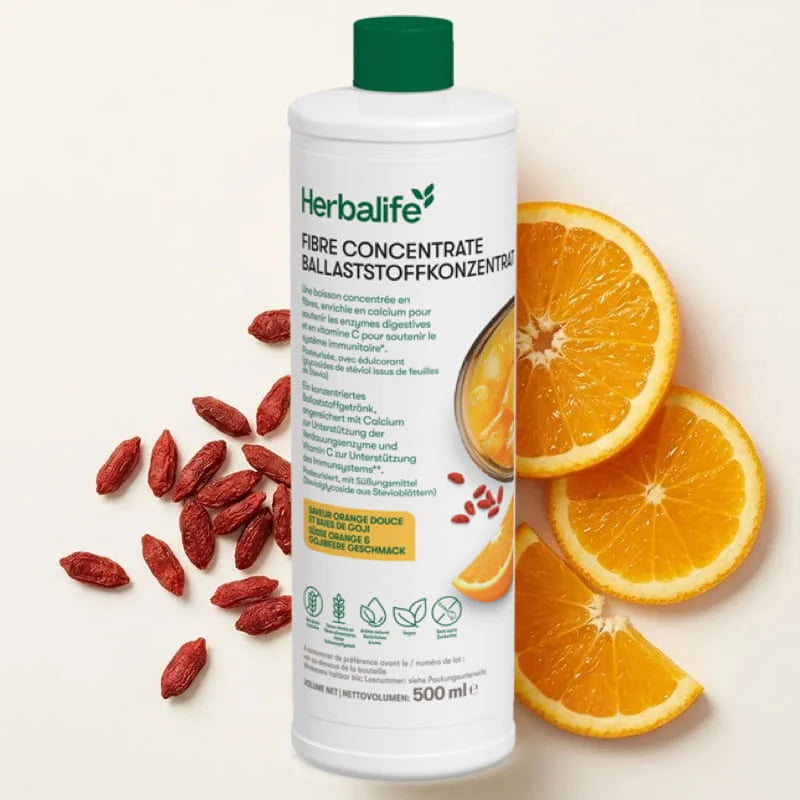 Ballaststoffkonzentrat, süße Orange & Gojibeere Geschmack 500 ml