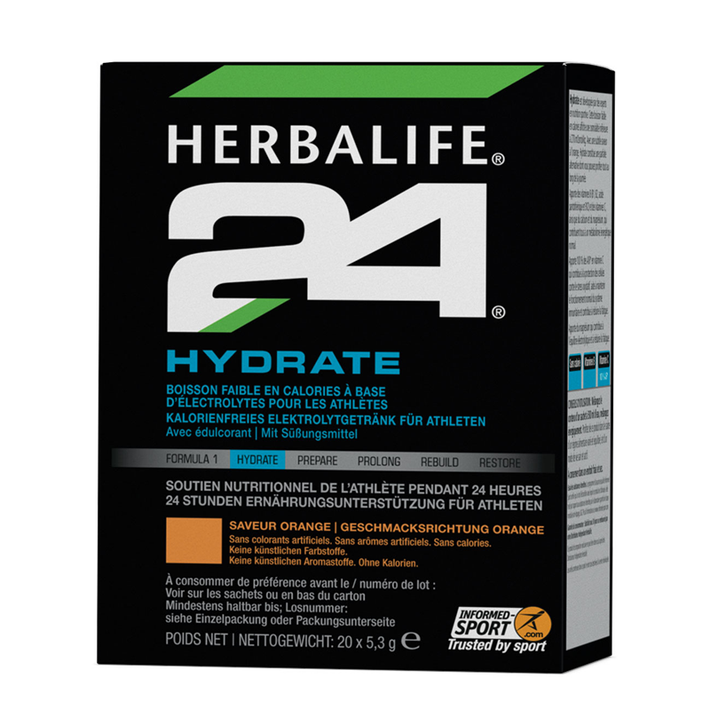 HERBALIFE - H24 Hydrate Orangegeschmack 20 x 5,3g