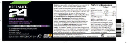 HERBALIFE - H24 Restore 30 Kapseln